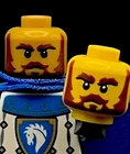 Lego Castle Horse Knight King Misprint Minifigure Head Prototype Test Error Used. Price: $75.00.