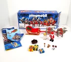 Playmobil Santa Magic Sleigh Christmas Set 3604 W/ Box 96% Complete Used. Price: $47.99.