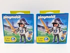Lot Of Playmobil 4616 Blue Knight Fleur Di Lis Retired Rare New Sealed 2006. Price: $7.99.