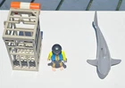 Playmobil 4500 Shark Diver, & Cage Only Used. Price: $40.00.