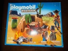 Playmobil Western 5250 Outlaw Hideout Set (2012) Brand New Sealed Worn Box. Price: $48.22.