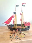 5736 Playmobil Pirate Ship, 2004 With Figures And Accessories, Vintage Used. Price: $132.43.